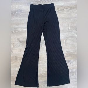 H&M ribbed flared leggings